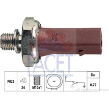 Senzor,presiune ulei - FACET-7.0132