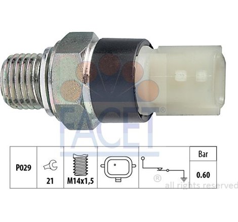 Senzor,presiune ulei - FACET-7.0178
