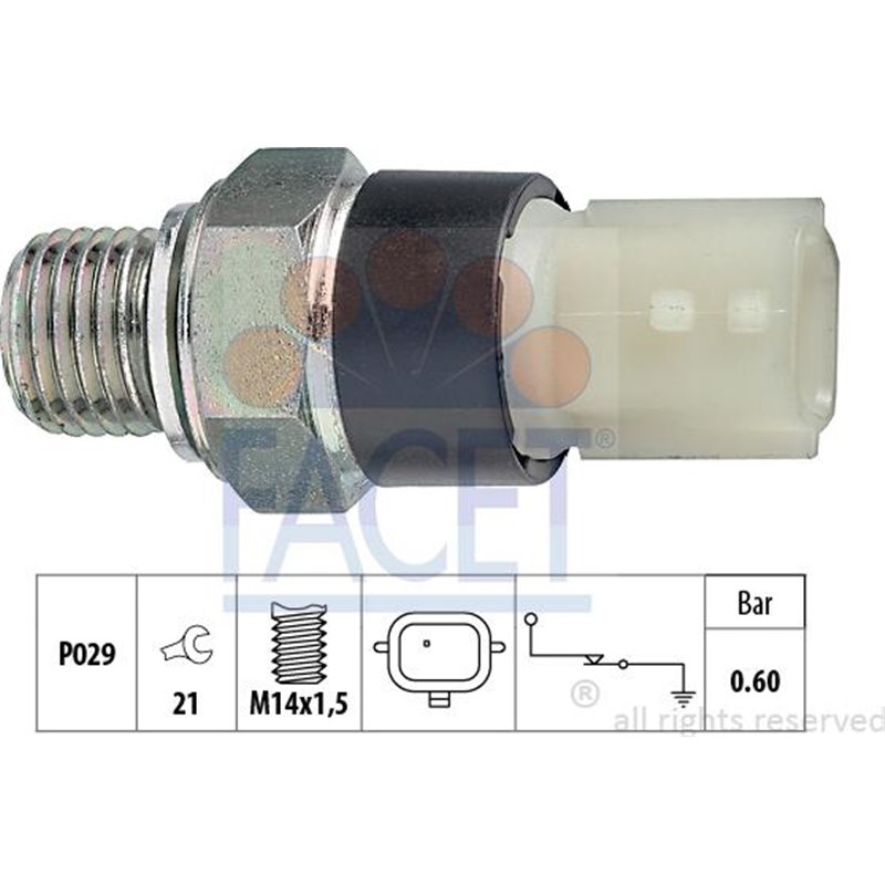 Senzor,presiune ulei - FACET-7.0178