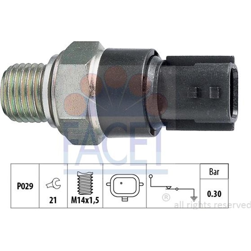 Senzor,presiune ulei - FACET-7.0181