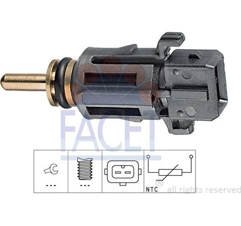 Senzor,temperatura lichid de racire - FACET-7.3279