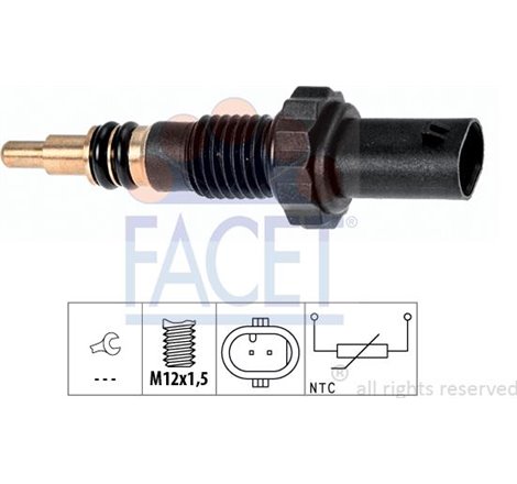 Senzor,temperatura lichid de racire - FACET-7.3348