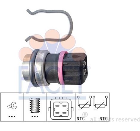 Senzor,temperatura lichid de racire - FACET-7.3353