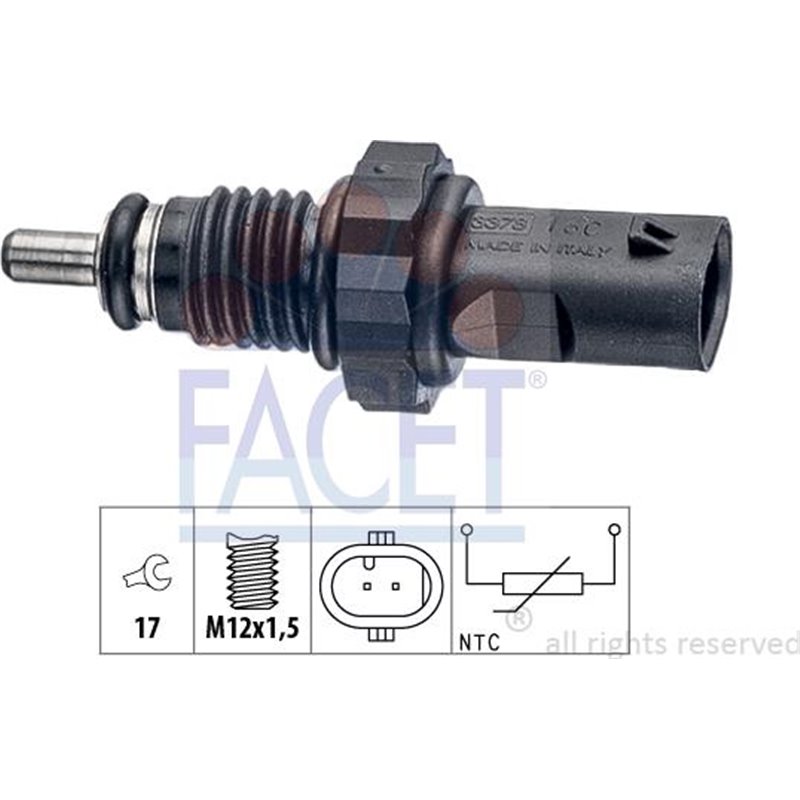 Senzor,temperatura ulei - FACET-7.3378