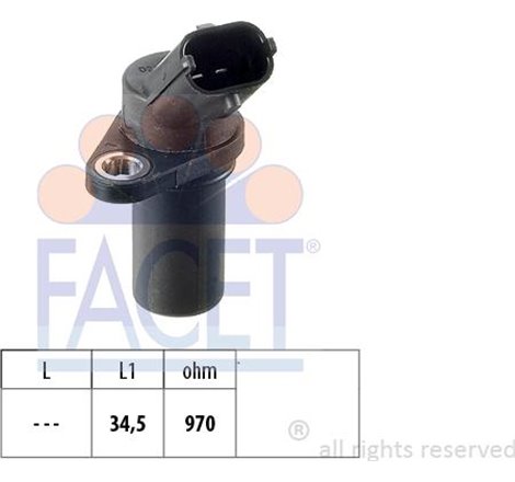 Senzor impulsuri, arbore cotit - FACET-9.0235