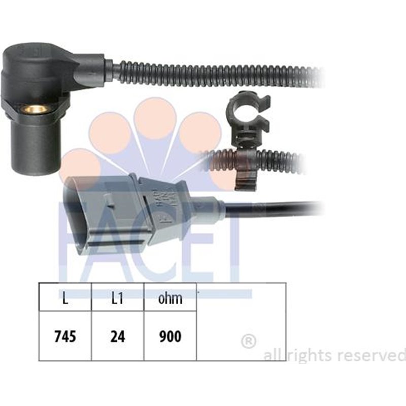 Senzor impulsuri, arbore cotit - FACET-9.0267