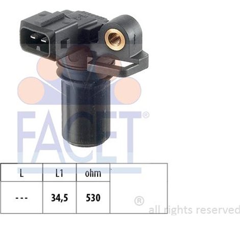 Senzor impulsuri, arbore cotit - FACET-9.0323