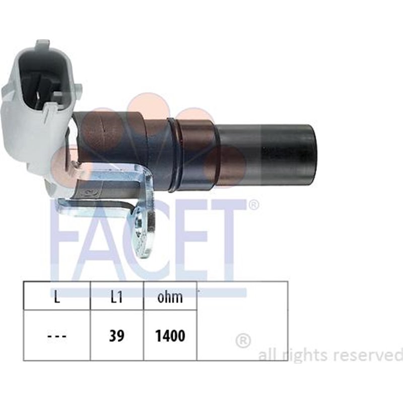 Senzor impulsuri, arbore cotit - FACET-9.0327