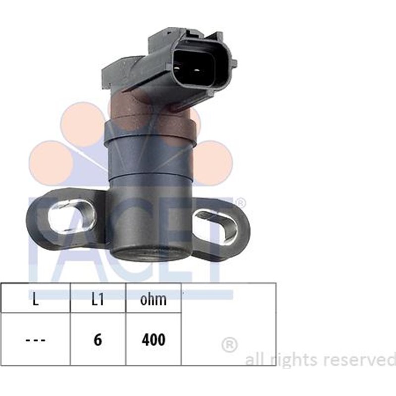 Senzor impulsuri, arbore cotit - FACET-9.0333