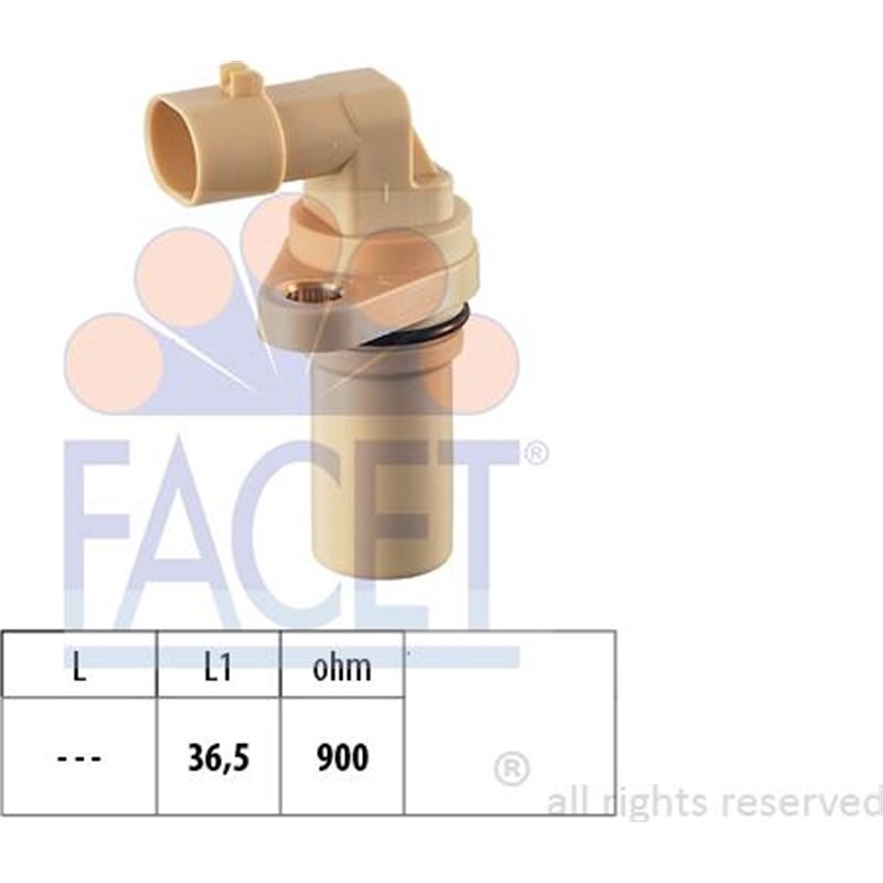 Senzor impulsuri, arbore cotit - FACET-9.0379