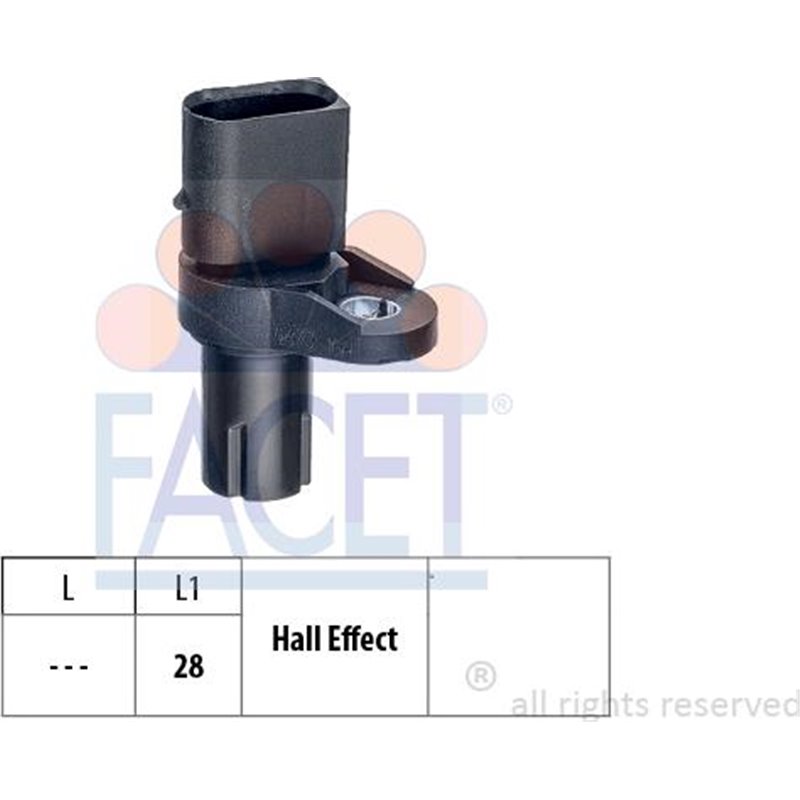 Senzor impulsuri, arbore cotit - FACET-9.0473