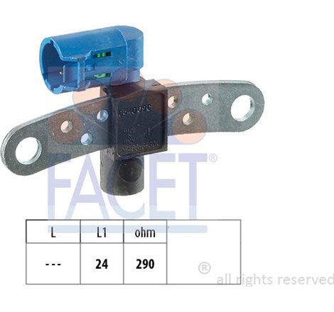 Senzor impulsuri, arbore cotit - FACET-9.0540