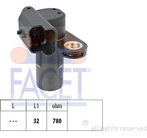Senzor impulsuri, arbore cotit - FACET-9.0553