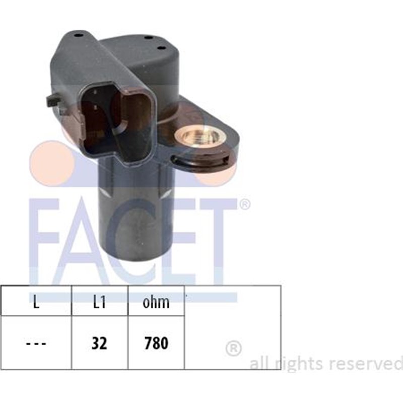 Senzor impulsuri, arbore cotit - FACET-9.0553