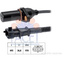 Senzor impulsuri, arbore cotit - FACET-9.0563