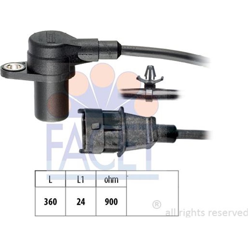 Senzor impulsuri, arbore cotit - FACET-9.0564