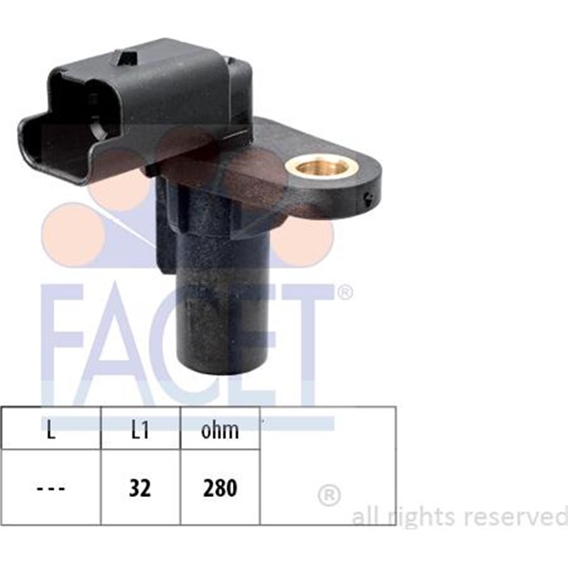 Senzor impulsuri, arbore cotit - FACET-9.0579