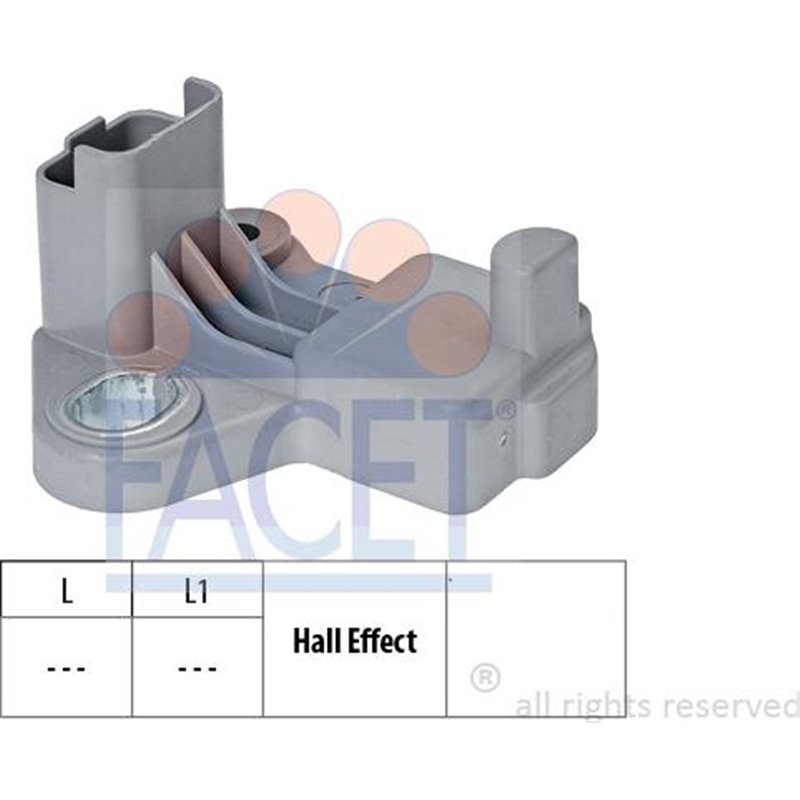 Senzor impulsuri, arbore cotit - FACET-9.0602
