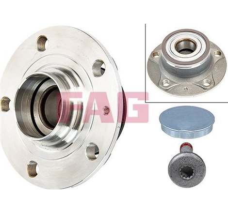 Wheel bearing kit spate with hub 32x136.4x69.6 SKODA OCTAVIA IV 1.0-2.0D 11.19- - FAG-713611130