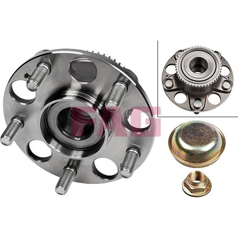 Set de rulmenti cu butuc Spate DR-ST cu mufa 30x139.2x68.2 HONDA CIVIC IX. CIVIC VIII 1.4-2.2D 09.05-12.16 - FAG-713 6178 90