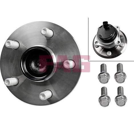 Set de rulmenti cu butuc Spate DR-ST cu mufa x134.9 TOYOTA ALLION I. ALLION II. AVENSIS. CELICA. PRIUS 1.5-2.4 08.99- - FAG-7136