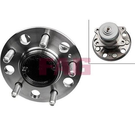 Set de rulmenti cu butuc Spate DR-ST cu mufa x147.8x136 HYUNDAI SONATA V. KIA MAGENTIS II 2.0-3.3 01.05-12.10 - FAG-713619660