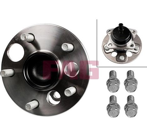 Set de rulmenti cu butuc Spate DR-ST cu mufa 30x151.8x74 TOYOTA AURIS. COROLLA 1.3-2.0D 09.02-08.19 - FAG-713621110