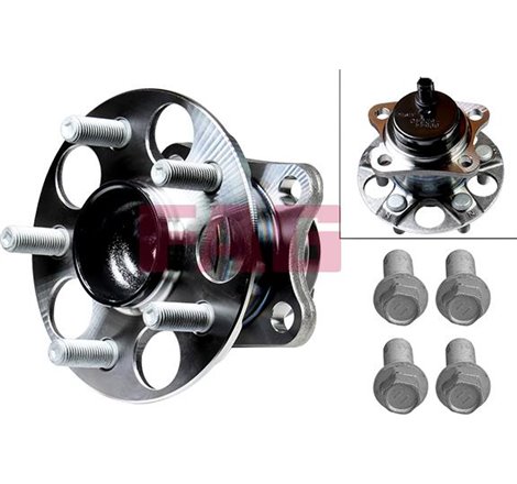 Set de rulmenti cu butuc Spate DR-ST cu mufa 73.8x135x9 TOYOTA PRIUS 1.8H 06.08-06.16 - FAG-713621390