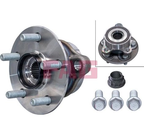 Set de rulmenti cu butuc Fata DR-ST cu mufa 27x135x62 TOYOTA PRIUS. PRIUS PHV 1.8H 04.09-12.22 - FAG-713621520