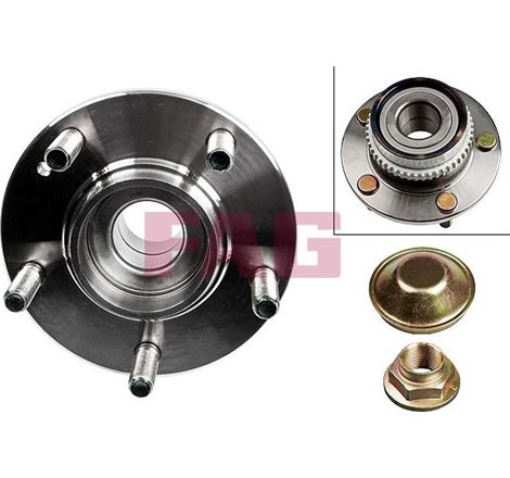 Set de rulmenti cu butuc Spate DR-ST cu mufa 33x139x72 HYUNDAI TUCSON. KIA SPORTAGE II 2.0-2.0D 08.04-12.10 - FAG-713626520