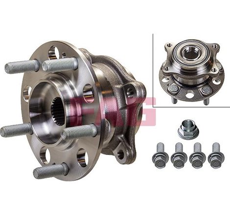 Set de rulmenti cu butuc Spate DR-ST cu mufa x139 HYUNDAI TUCSON. KIA SPORTAGE IV 1.6-2.4 06.15- - FAG-713626900