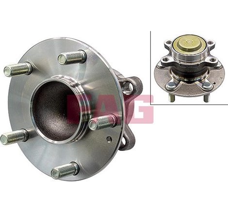 Set de rulmenti cu butuc Spate DR-ST x139.3 HONDA CIVIC X 1.0-1.8 09.15- - FAG-713627140