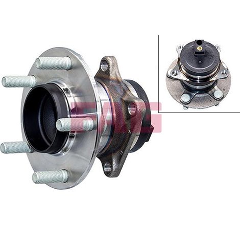 Set de rulmenti cu butuc Spate DR-ST x139.7x63 MAZDA 6. CX-7 1.8-2.5 06.06-07.13 - FAG-713628010