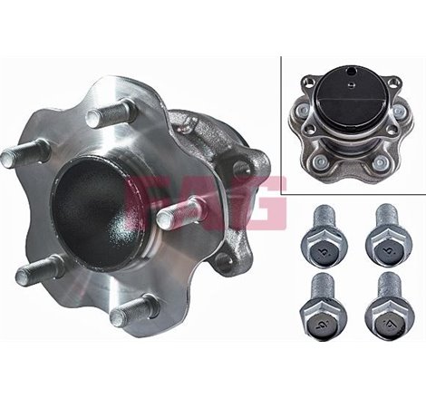 Set de rulmenti cu butuc Spate DR-ST cu mufa x148x85 NISSAN JUKE. LEAF 1.2-Electric 06.10-12.19 - FAG-713633010