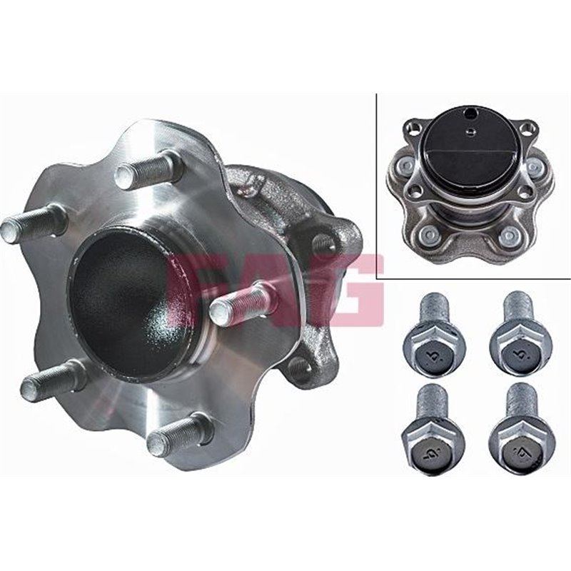 Set de rulmenti cu butuc Spate DR-ST cu mufa x148x85 NISSAN JUKE. LEAF 1.2-Electric 06.10-12.19 - FAG-713633010