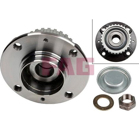 Set de rulmenti cu butuc Spate DR-ST cu mufa 25x129x65 CITROEN XSARA. ZX. PEUGEOT 205 I. 205 II. 205-HATCHBACK. 306 1.1-2.0D 02.