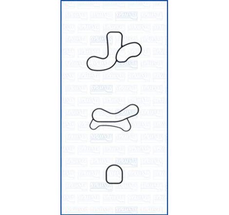 Set garnituri, radiator ulei - Ajusa-77006000