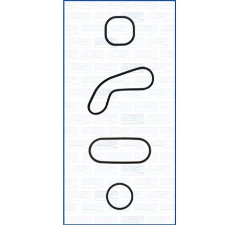 Set garnituri, radiator ulei - Ajusa-77010100