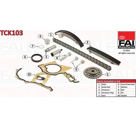 Chit lant de distributie - FAI AutoParts-TCK103
