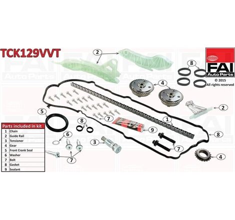 Chit lant de distributie - FAI AutoParts-TCK129VVT