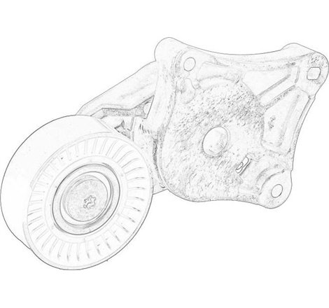 Amortizor vibratii, curea transmisie cu caneluri - FCA-55274034