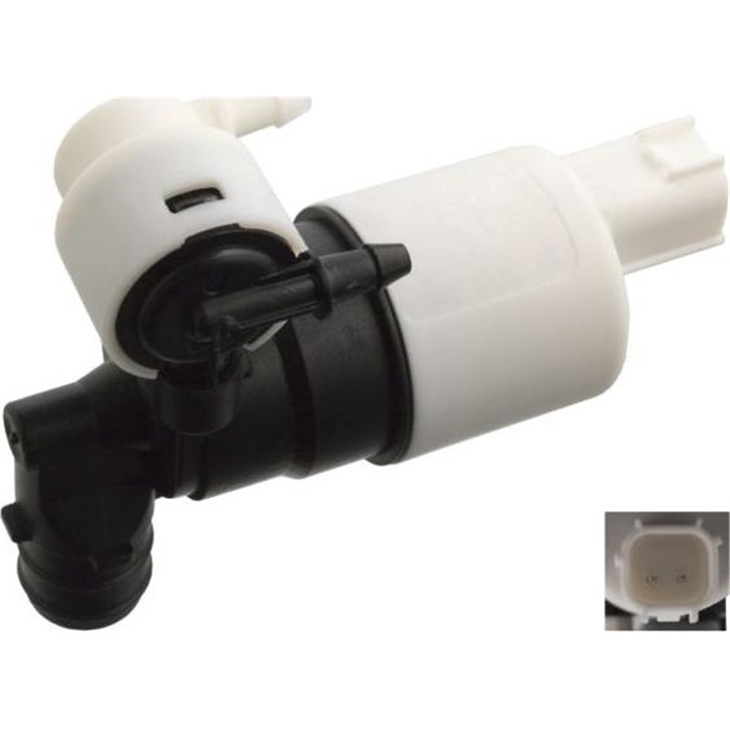 Windscreen washer pump fata 12V. one-step pump. visor VOLVO V60 I. FORD C-MAX II. GRAND C-MAX FURGON-MINIVAN-KOMBI-NADWOZIE WIEL