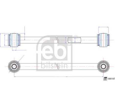 Brat suspensie spatebottom. rear MERCEDES GL X164. GL X166. GLE C292. GLE W166. GLS X166. M W164. M W166. R W251. V251 2.2D-6.3 