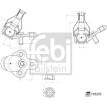 Articulatie sarcina - ghidare - Febi Bilstein-193295 - Febi Bilstein-193295