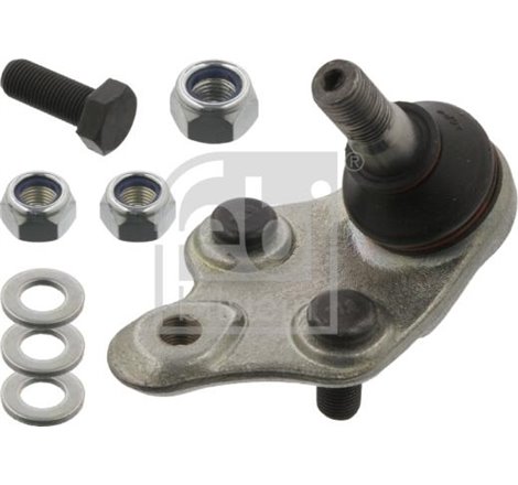 Pivot axa Dreapta inferior fata diametru con 15.7mm. cu tampoane TOYOTA COROLLA 1.3-1.6-1.8D 05.87-10.95 - Febi Bilstein-23245