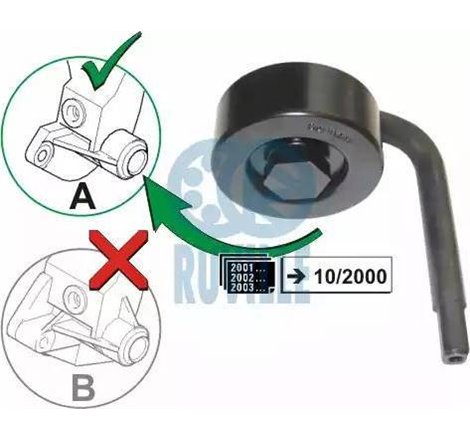 aer conditionat compresor de curea tensionare 3.0 diesel tip A de baza. E46. E39. E38. BMW X5 - Febi Bilstein-30118
