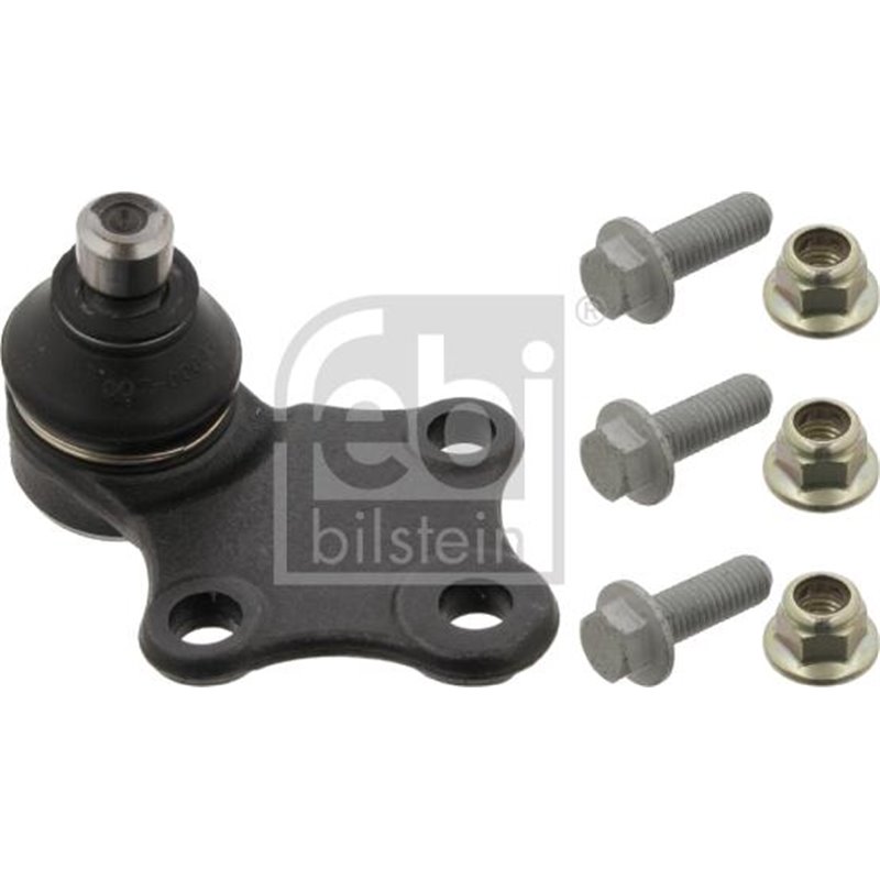 Pivot axa DR-ST inferior fata diametru con 16mm. cu piulita PEUGEOT 306. 306-HATCHBACK. 306-KOMBI 1.1-2.0 04.93-04.02 - Febi Bil