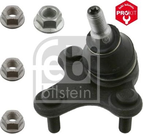 Pivot axa Dreapta inferior fata diametru con 19mm. cu piulita AUDI A3. Q3. SEAT ALTEA. ALTEA XL. LEON. TOLEDO III. SKODA OCTAVIA