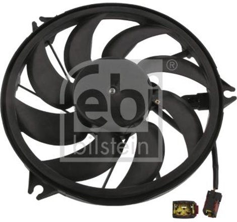 Ventilator radiator Stanga PEUGEOT 206. 206 1.1-2.0D 08.98- - Febi Bilstein-38478