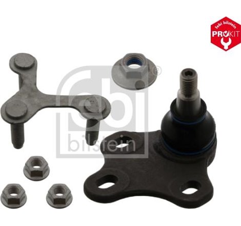 Pivot axa Dreapta inferior fata diametru con 15.4mm. cu piulita AUDI TT 1.8-3.2 08.06- - Febi Bilstein-40537